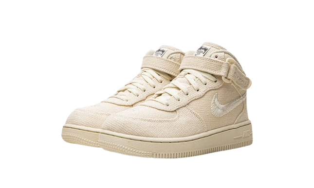 Nike Air Force 1 Mid Stussy Fossil (PS) - Image 1
