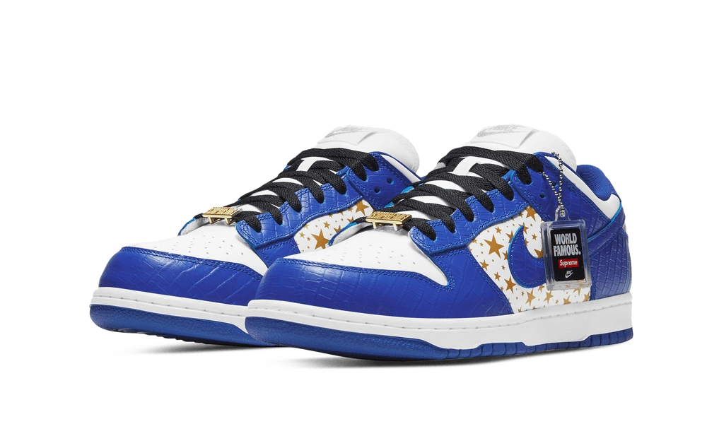Nike SB Dunk Low Supreme Stars Hyper Royal (2021) - Image 1