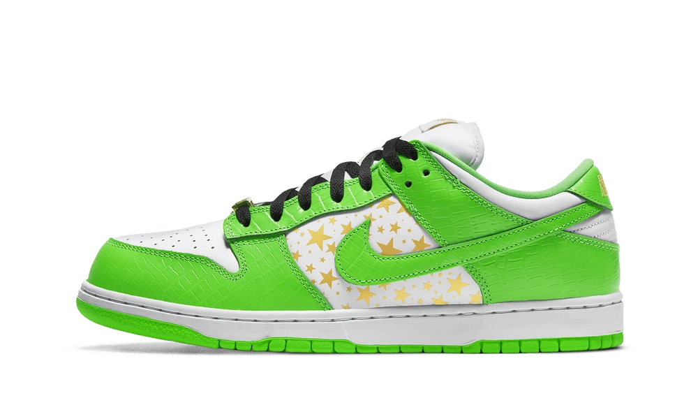 Photo du produit Nike SB Dunk Low Supreme Stars Mean Green (2021)
