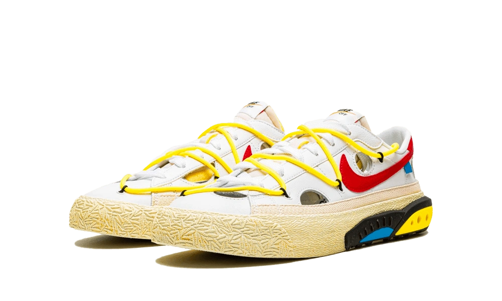 Nike Blazer Low Off-White University Red - Image 1
