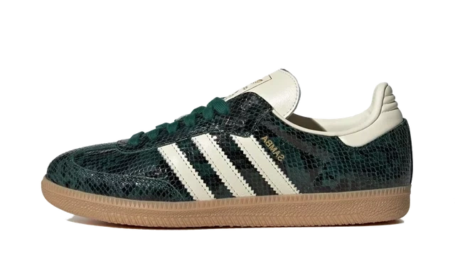 adidas Samba OG Black Cream White Collegiate Green (W)