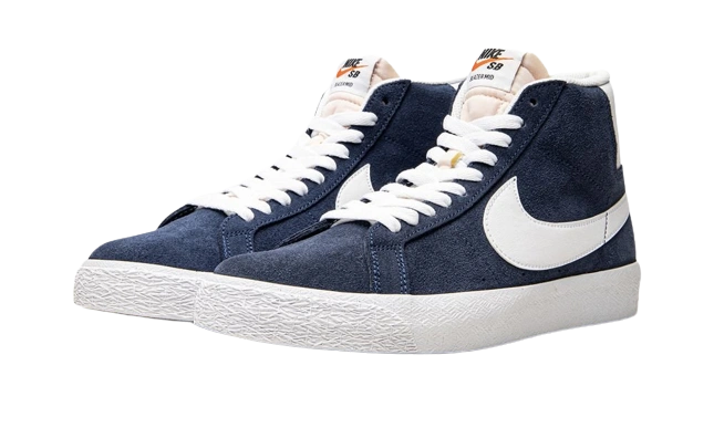 Nike SB Zoom Blazer Mid Navy White - Image 1