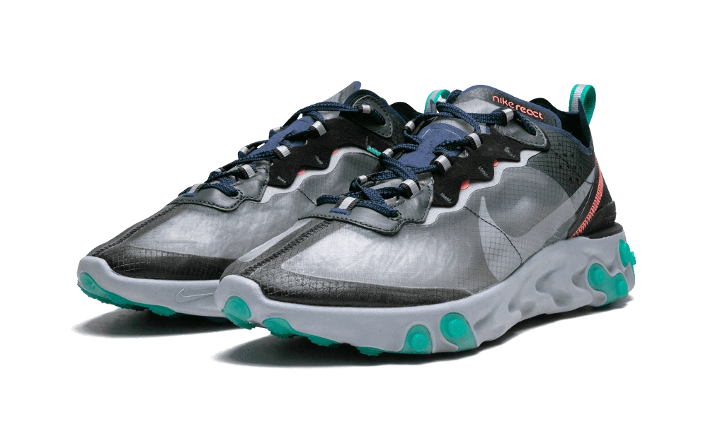 Nike React Element 87 Black Neptune Green - Image 1