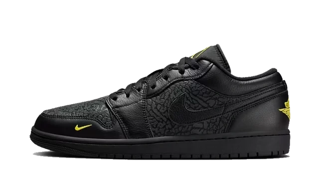 Photo du produit Jordan 1 Low Black Elephant Print