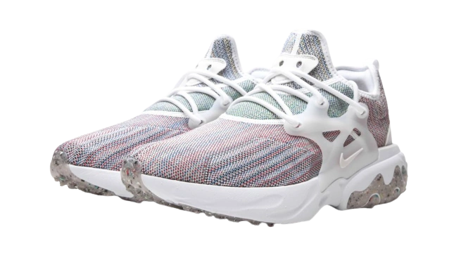 Nike React Presto Flyknit Multi White - Image 1