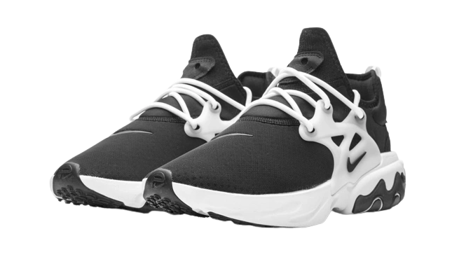 Nike React Presto Black White - Image 1
