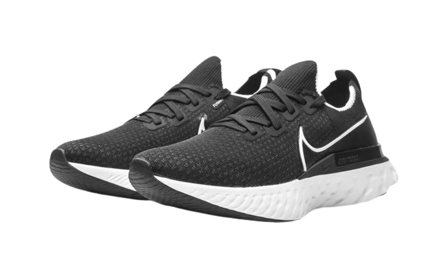 Nike React Infinity Run Black White - Image 1