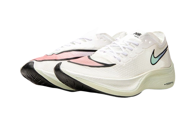 Nike ZoomX Vaporfly Next% White Hyper Jade Flash Crimson - Image 1
