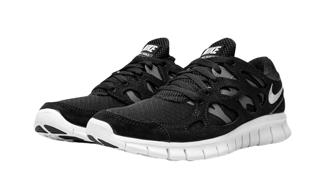 Nike Free Run 2 Black White (2021) - Image 1