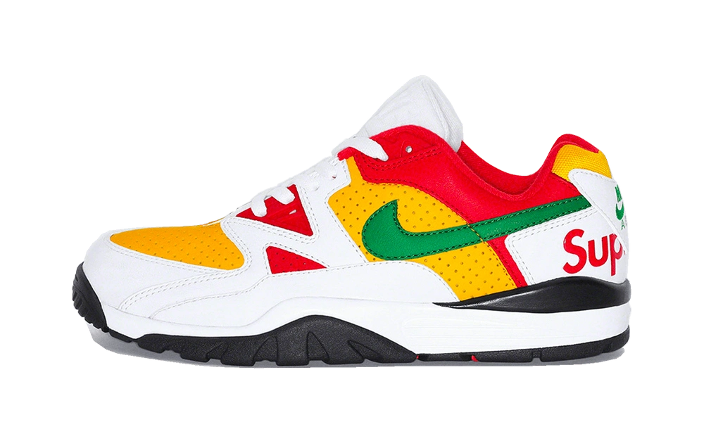 Nike Cross Trainer Low Supreme White Yellow Red Produktfoto