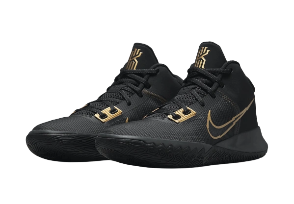 Nike Kyrie Flaptrap 4 Black Metallic Gold - Image 1