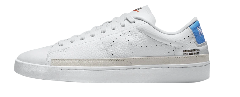Nike Blazer Low X White Blue Produktfoto