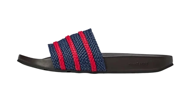 adidas Adilette Slides Wales Bonner Night Indigo Scarlet Produktfoto