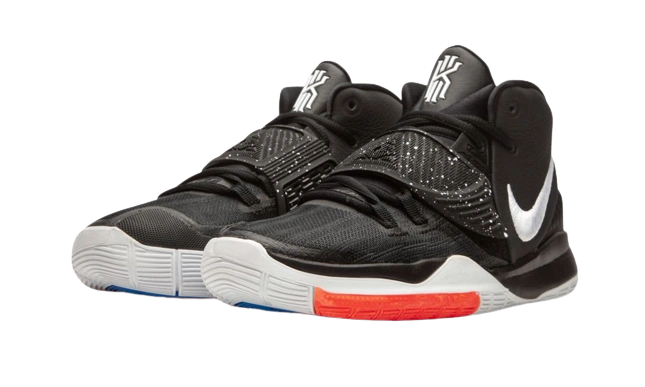 Nike Kyrie 6 Jet Black White (GS) - Image 1