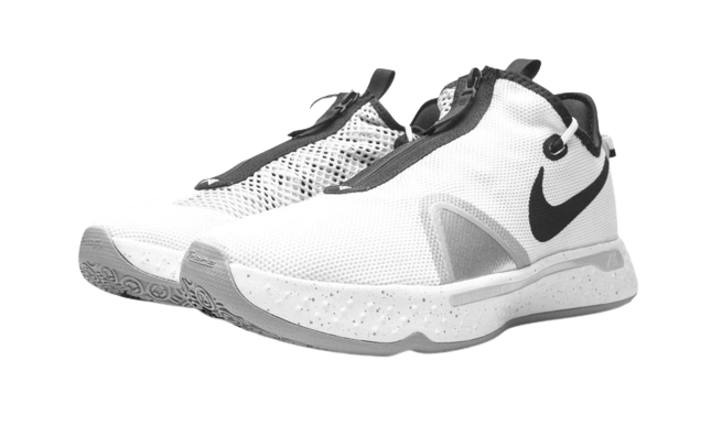 Nike PG 4 Team White Black - Image 1
