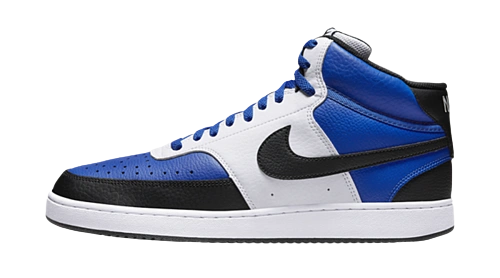 Nike Court Vision Mid Black Royal Produktfoto