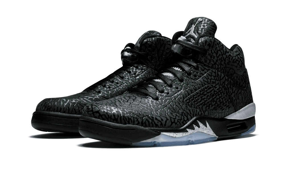 Jordan 5 Retro 3Lab5 Black Silver - Image 1