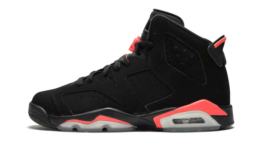 Jordan 6 Retro Infrared Black (2014) (GS) product photo