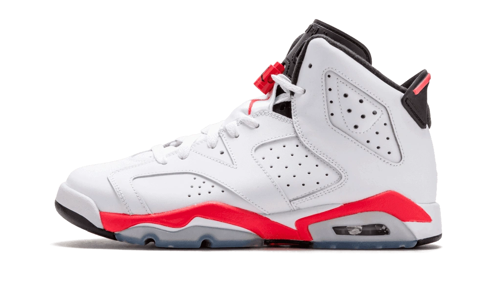 Jordan 6 Retro Infrared White (2014) (GS) productfoto