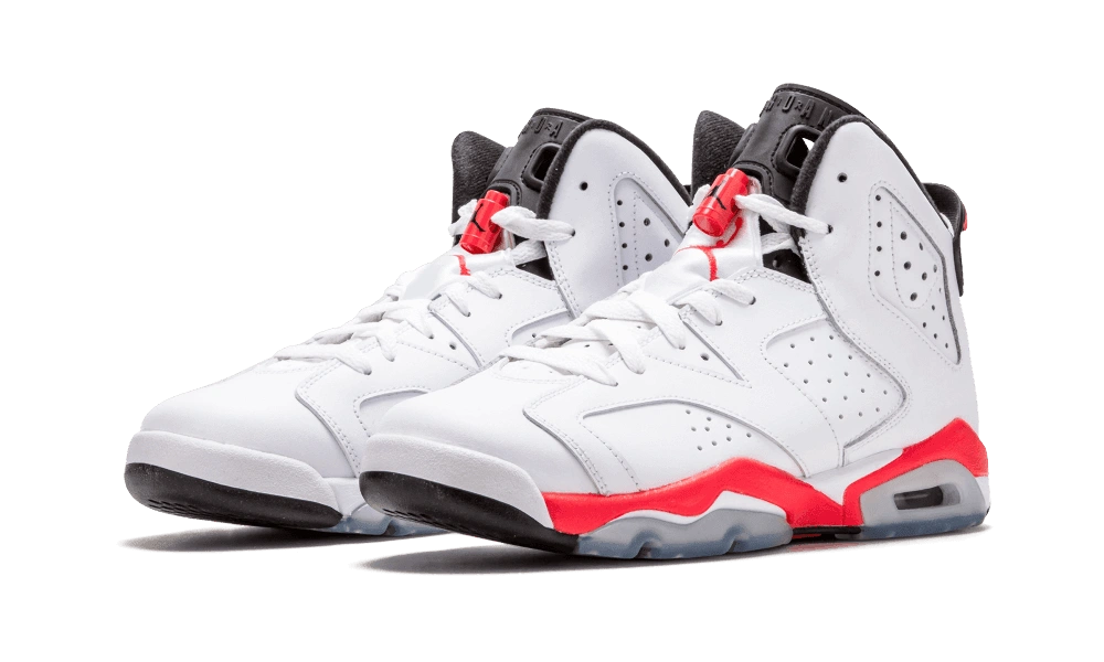 Jordan 6 Retro Infrared White (2014) (GS) - Image 1