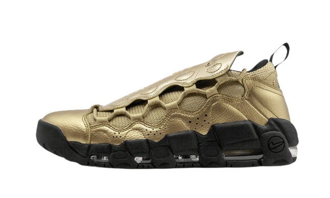 Nike Air More Money Metallic Gold Black Produktfoto