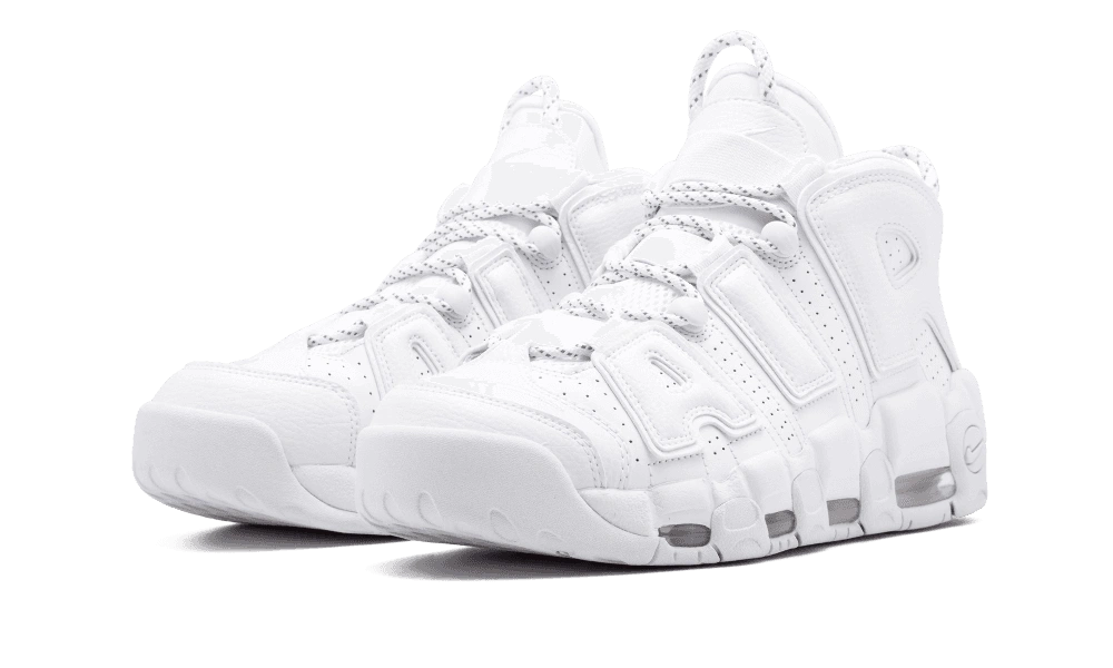 Nike Air More Uptempo Triple White - Image 1