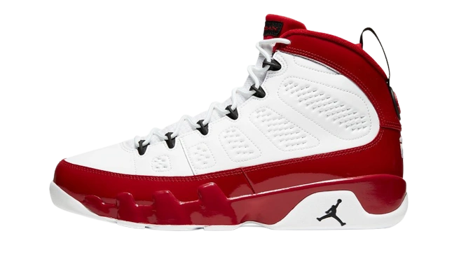 Jordan 9 Retro White Gym Red product photo