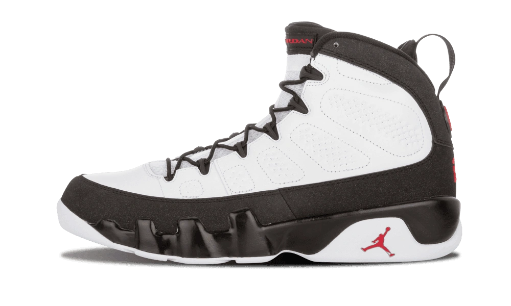 Jordan 9 Retro White Black Red (2010) product photo