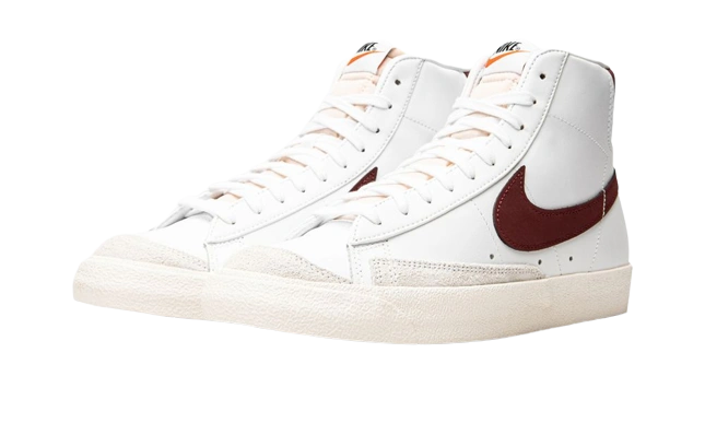 Nike Blazer Mid 77 White Team Red - Image 1
