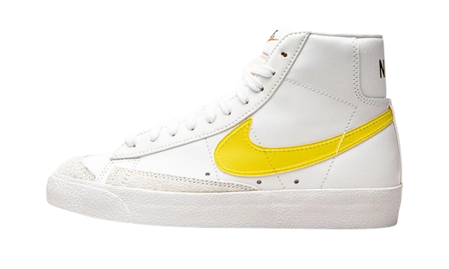 Photo du produit Nike Blazer Mid 77 Essential White Opti Yellow (W)