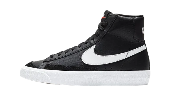 Nike Blazer Mid 77 Black White (GS) Produktfoto