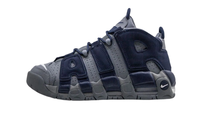 Nike Air More Uptempo 96 Cool Grey Midnight Navy (GS) Produktfoto
