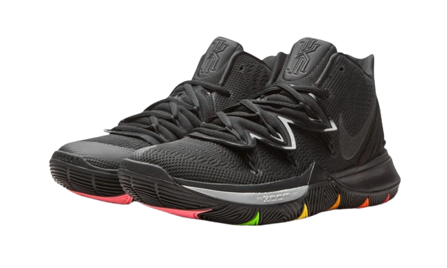 Nike Kyrie 5 Black Rainbow Soles - Image 1