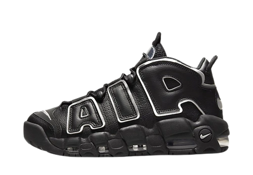 Nike Air More Uptempo Black Silver (W) Produktfoto