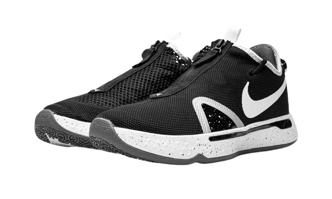 Nike PG 4 Team Black White - Image 1