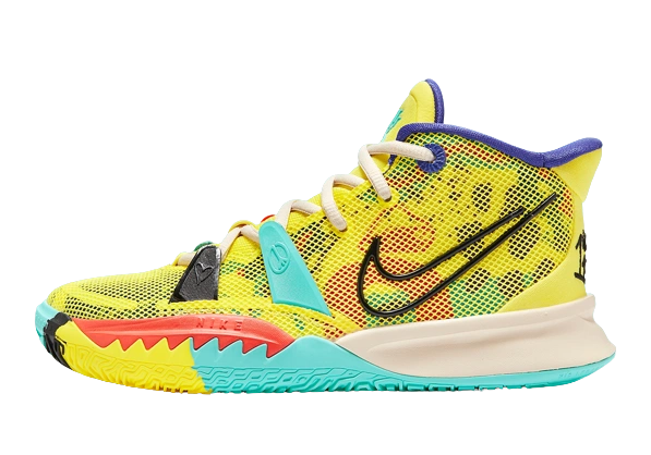 Nike Kyrie 7 1 World 1 People Electric Yellow (GS) Produktfoto