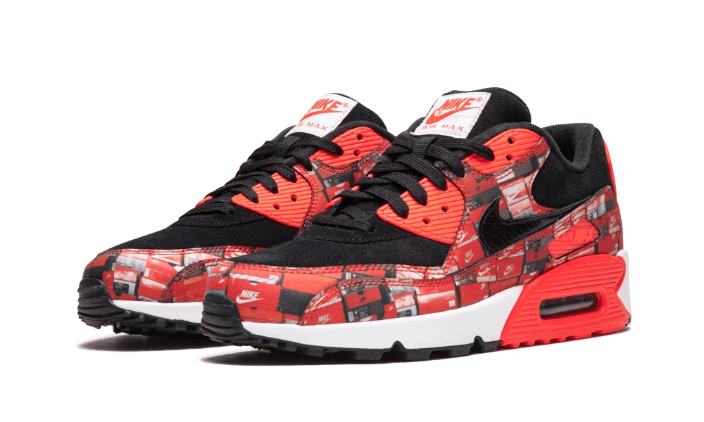 Nike Air Max 90 Atmos We Love Nike (Bright Crimson) - Image 1