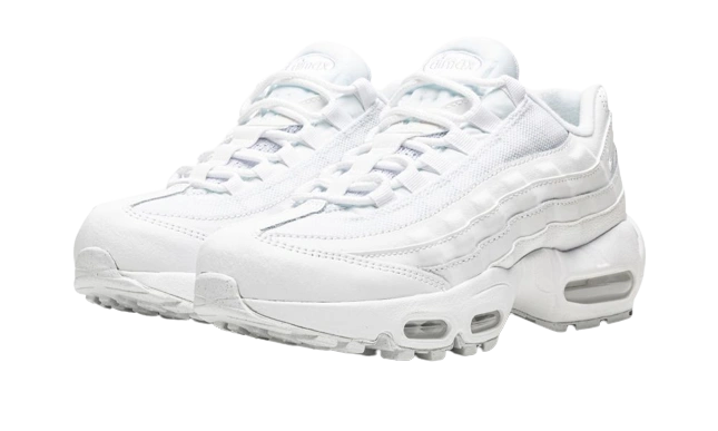 Nike Air Max 95 Recraft Triple White (GS) - Image 1