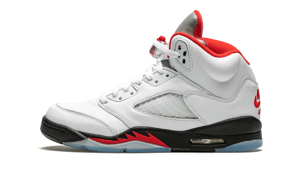 Foto del prodotto Jordan 5 Retro Fire Red Silver Tongue (2020) (GS)