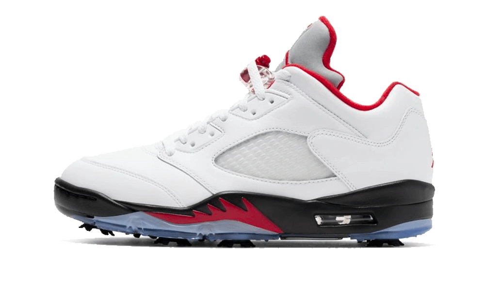 Foto del prodotto Jordan 5 Retro Low Golf Fire Red (Silver Tongue)