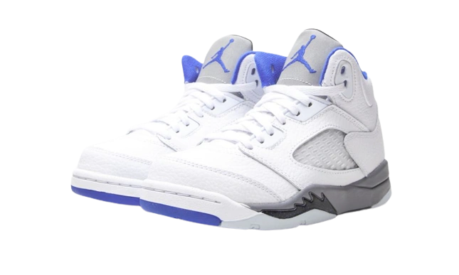 Jordan 5 Retro White Stealth (2021) (PS) - Image 1