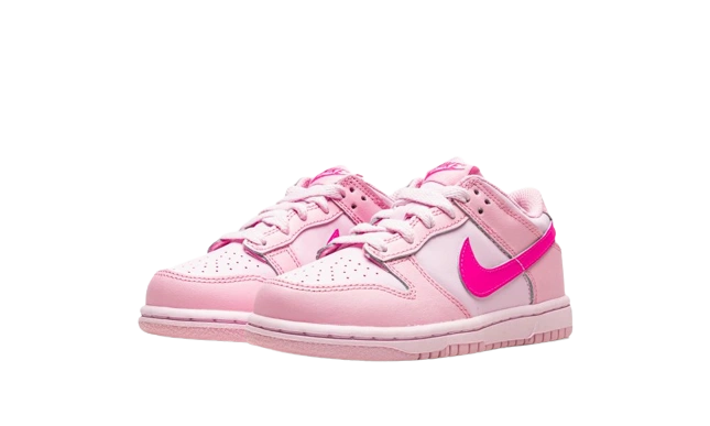 Nike Dunk Low Triple Pink (PS) - Image 2