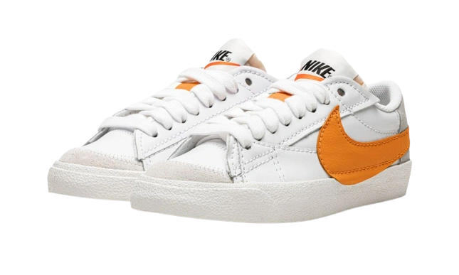 Nike Blazer Low 77 Jumbo White Alpha Orange Sail - Image 1