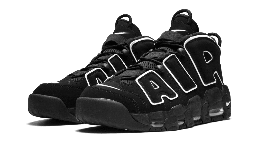 Nike Air More Uptempo Black White (2016/2020) (GS) - Image 1