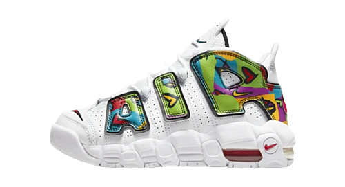 Nike Air More Uptempo Peace, Love, Swoosh (GS) Produktfoto