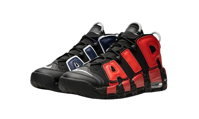 Nike Air More Uptempo Alternates Split Navy Red (GS) - Image 1