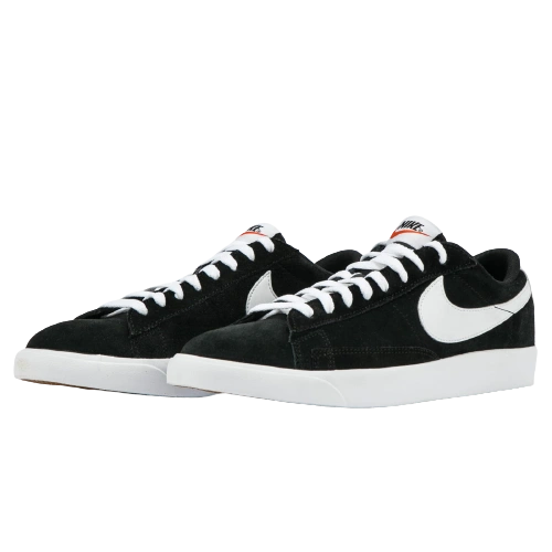 Nike Blazer Low Premiuim Vintage Suede Black White - Image 1
