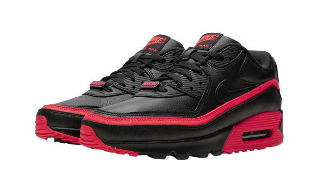 Nike Air Max 90 Undefeated Black Solar Red - Image 1