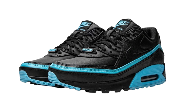 Nike Air Max 90 Undefeated Black Blue Fury - Image 1