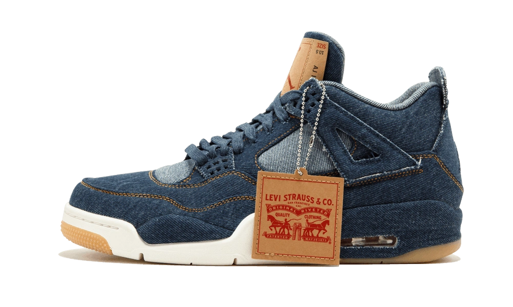 Photo du produit Jordan 4 Retro Levi's Denim (Tag With Levi's Logo)